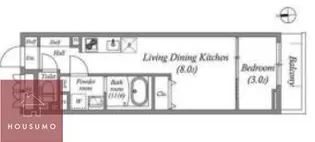 S-MOVE緑橋Ⅱ【1階】の間取り