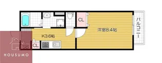 サンハイツ二番館【102号室】の間取り
