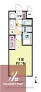 ライジングメゾン新大阪サウス【905号室】の間取り