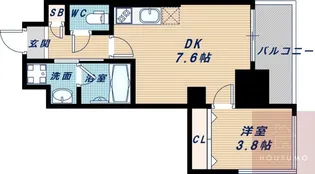 ORSUS新大阪【13階】の間取り