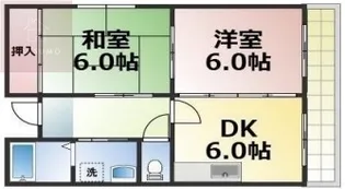 アネックス今里【2階】の間取り