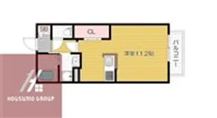 サンハイツ二番館【101号室】の間取り