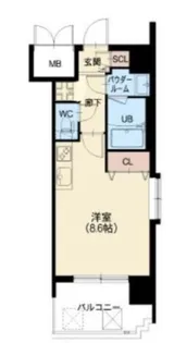プレサンス神崎川ファインブレス【701号室】の間取り