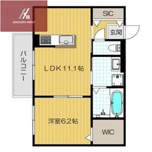 ルナメゾン【1階】の間取り