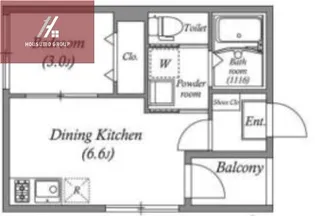 ハーモニーテラス平野ドゥエ【202号室】の間取り