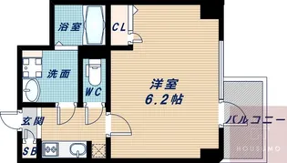 S-RESIDENCE新大阪Rish【2階】の間取り
