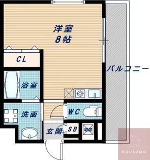 K緑地【321号室】の間取り