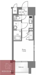 エスリード新大阪グランファースト【8階】の間取り