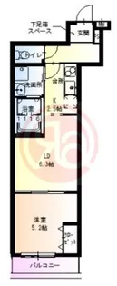 フジパレス遠里小野Ⅵ番館【3階】の間取り