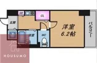 パラシオ塚本Ⅱ【11階】の間取り