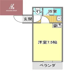 リバーハイツ南館【301号室】の間取り