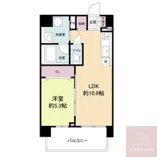 シャーメゾンサクセス新大阪【3階】の間取り