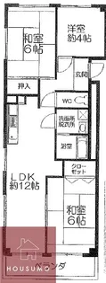 サニーコート豊中【3階】の間取り