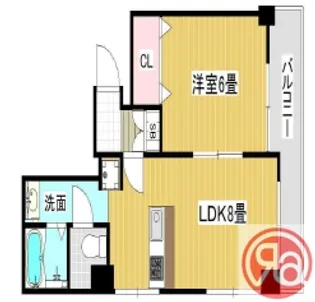 真田山エヌケイビル【4階】の間取り