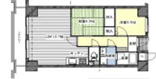 フローイント上長【5階】の間取り