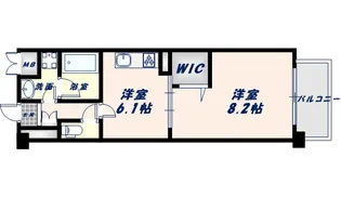 アクトセイワ【202号室】の間取り