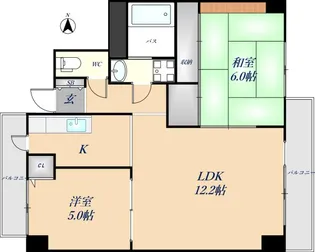 イーストマンション【301号室】の間取り