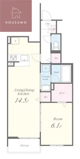 ドミソレイユⅢ【1階】の間取り