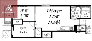D porta avenue【2階】の間取り