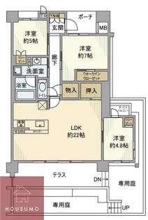 Brillia City 千里丘【4階】の間取り