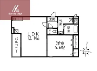 フジパレス畷南野ベータ【101号室】の間取り