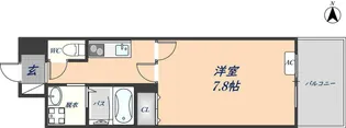 CASSIA住道【7階】の間取り