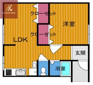 Corpo神路【3階】の間取り