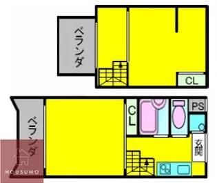 FIVETWO【905号室】の間取り