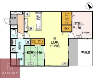 グリーンコート淡路【3階】の間取り