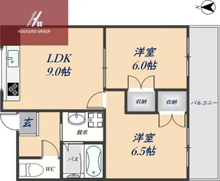 エステート野崎【506号室】の間取り