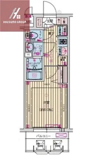 ララプレイス玉造パルク【1002号室】の間取り