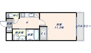 ルミエール【204号室】の間取り