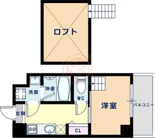 アルチェ阿倍野【7階】の間取り