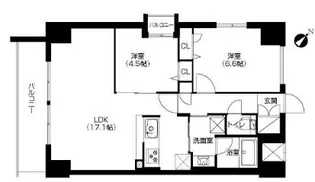 アーバネックス豊中【501号室】の間取り