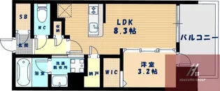 クレアホームズフラン天王寺駅前【7階】の間取り