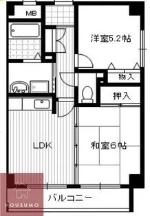 アンジュルーブル【3階】の間取り