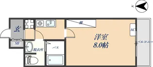 トモミハイム曙【205号室】の間取り