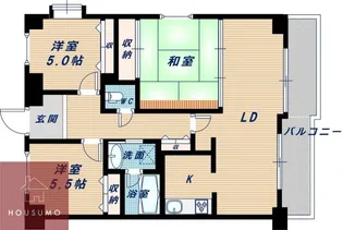 アコール隆豊【5階】の間取り