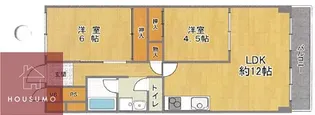 千里ハイツ【603号室】の間取り