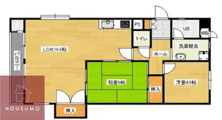 エクセレント緑地公園【603号室】の間取り