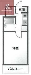 ファミーユ今里【806号室】の間取り