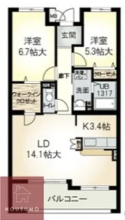 フロレセール桜の町 【2階】の間取り