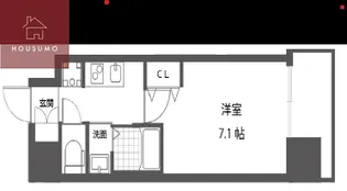 PARK HILLS 今里蘭【7階】の間取り