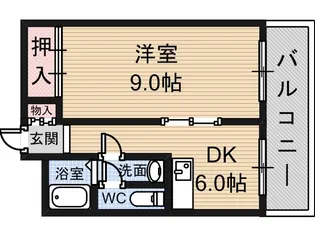 パークス布施リーフ【3階】の間取り