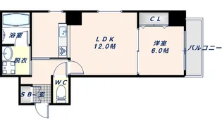 ARCENCIEL SQUARE TAKAIDA【305号室】の間取り