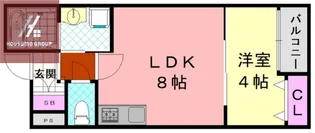 H‐maison加美正覚寺XⅢ【101号室】の間取り