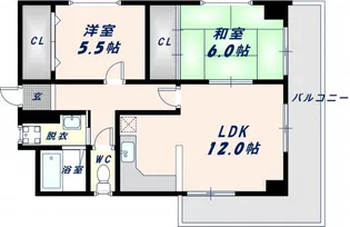 アパルトタツミ【3階】の間取り