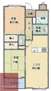 イーストヴィレッジ宮の前【506号室】の間取り