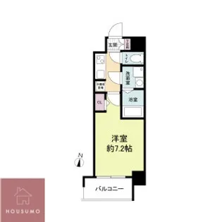 オーキッドレジデンス新大阪【7階】の間取り