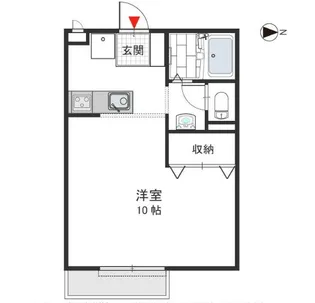 メゾンドゥエスポワール【102号室】の間取り